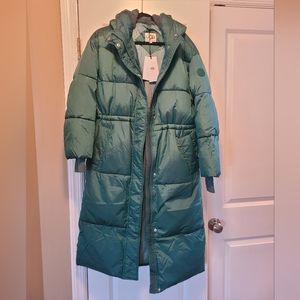 Ugg Keeley Puffer Coat Teal XS